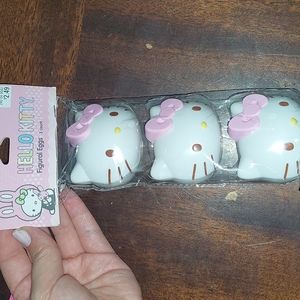 Hello Kitty head shaped Easter eggs